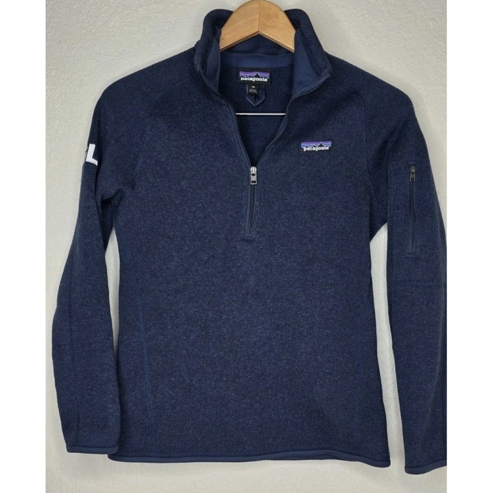Patagonia‎ Better Sweater 1/4 Zip Navy XS Fleece Jacket Pullover Outdoor Hike